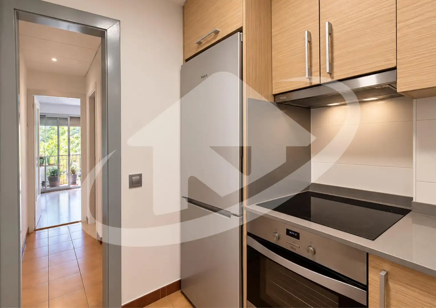 Kitchen of Flat for sale in Sabadell  with Heating and Balcony