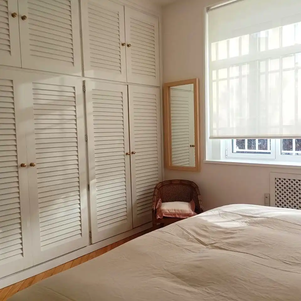 Schlafzimmer von Wohnung zur Miete in Madrid mit Klimaanlage, Heizung und Terrasse