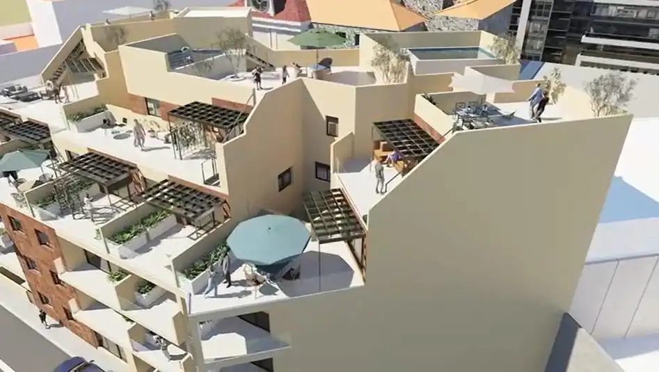 Vista exterior de Pis en venda en Vera amb Terrassa