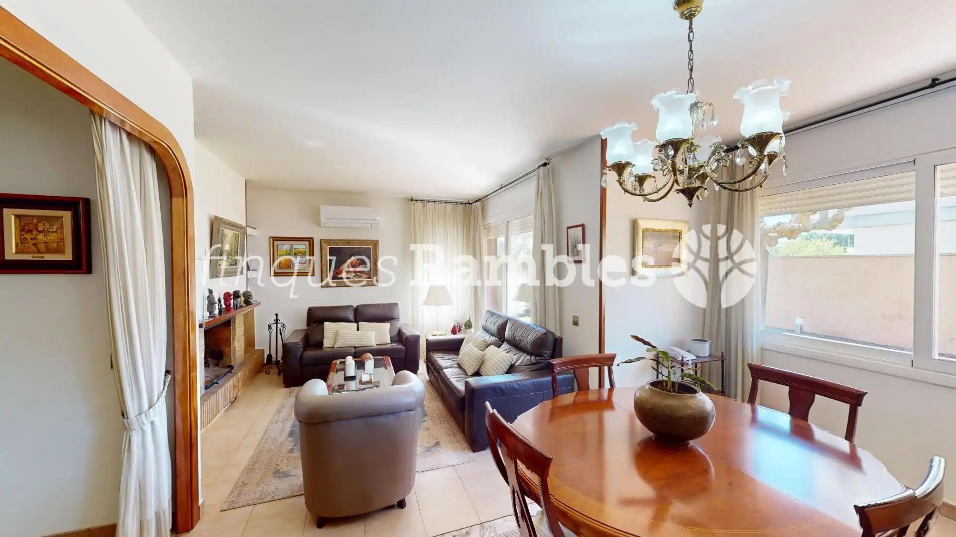 Living room of Houses for sale in Capellades  with Heating, Private garden and Terrace