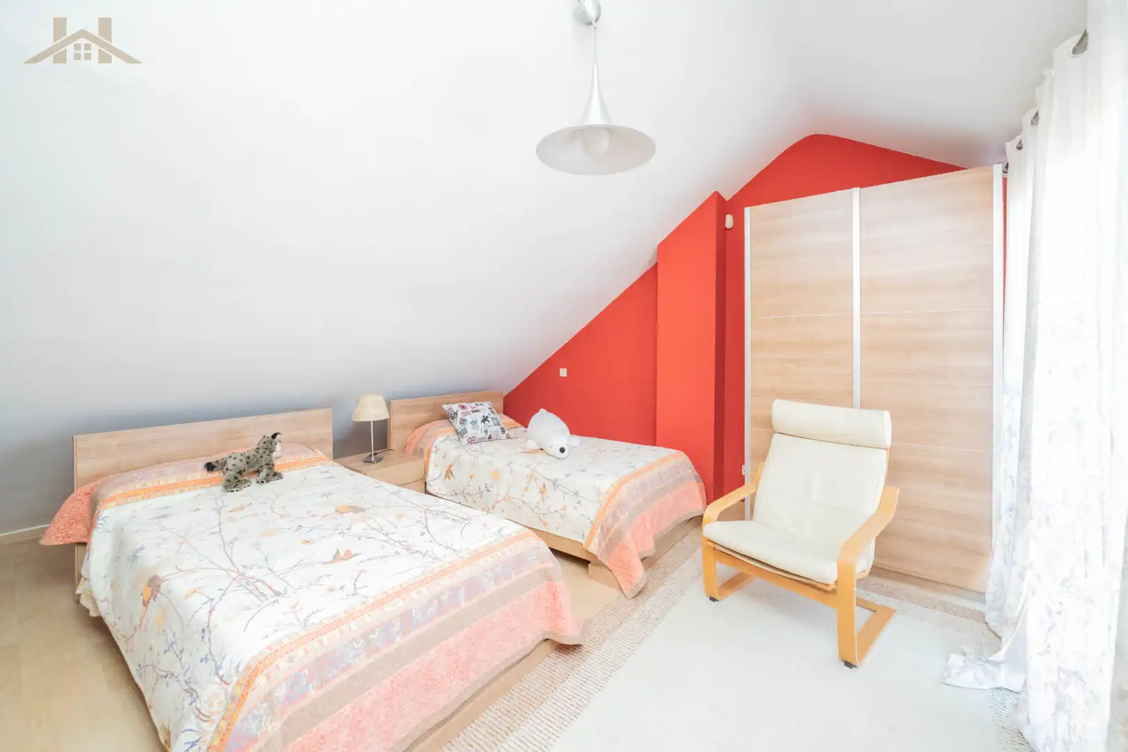 Bedroom of Detached homes for sale in Móstoles  with Air Conditioner, Heating and Private garden