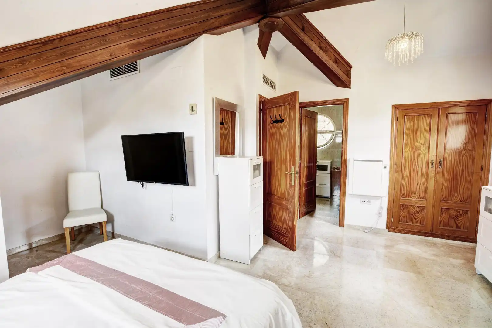 Bedroom of Detached homes for sale in Benalmádena  with Air Conditioner, Heating and Private garden