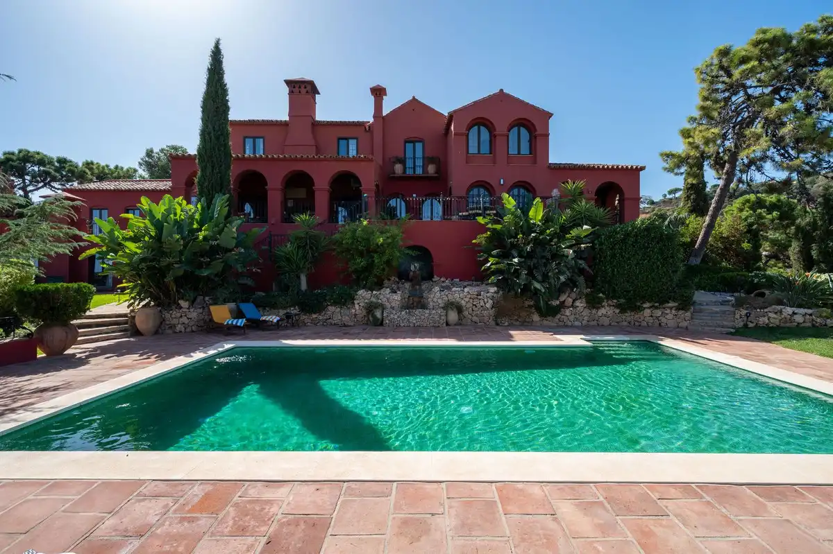 Piscina de Casa o chalet de alquiler en Benahavís con Aire acondicionado, Jardín privado y Terraza