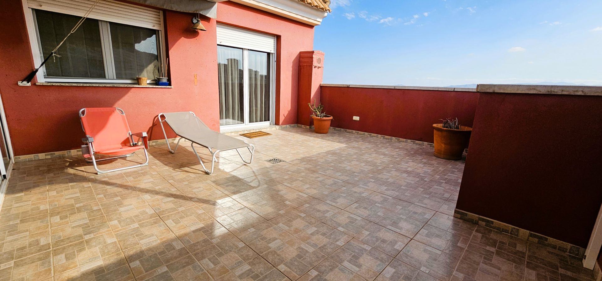 Terrasse von Dachboden zum verkauf in Totana mit Klimaanlage, Terrasse und Möbliert