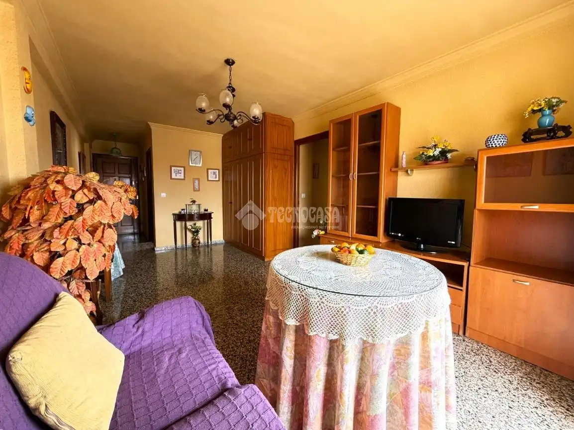 Sala de estar de Piso en venta en Málaga con Terraza