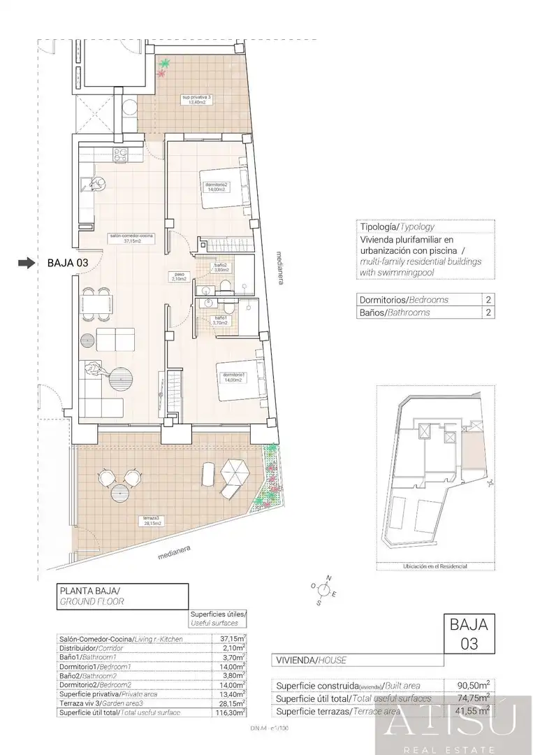 Appartement compact avec piscine à vendre à Hondón de las Nieves / El Fondó de les Neus, imagen 9