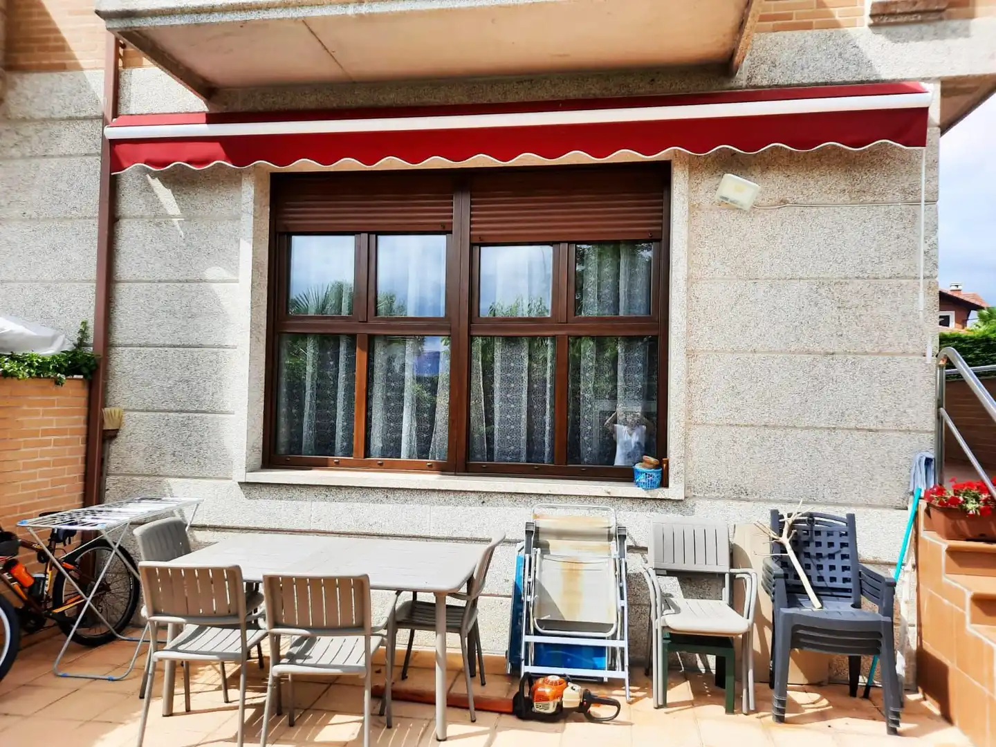 Terrassa de Casa adosada en venda en Medina de Pomar amb Calefacció, Jardí privat i Parquet