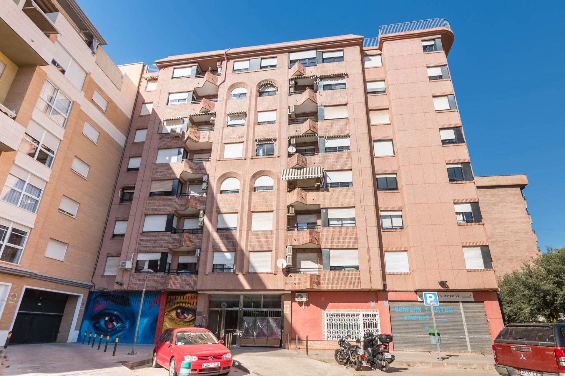 Exterior view of Flat for rent in  Murcia Capital  with Air Conditioner, Private garden and Furnished