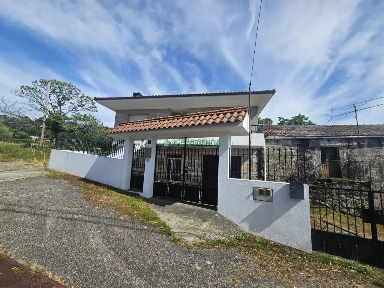 Vista exterior de Casa o chalet en venta en Covelo con Calefacción, Jardín privado y Terraza
