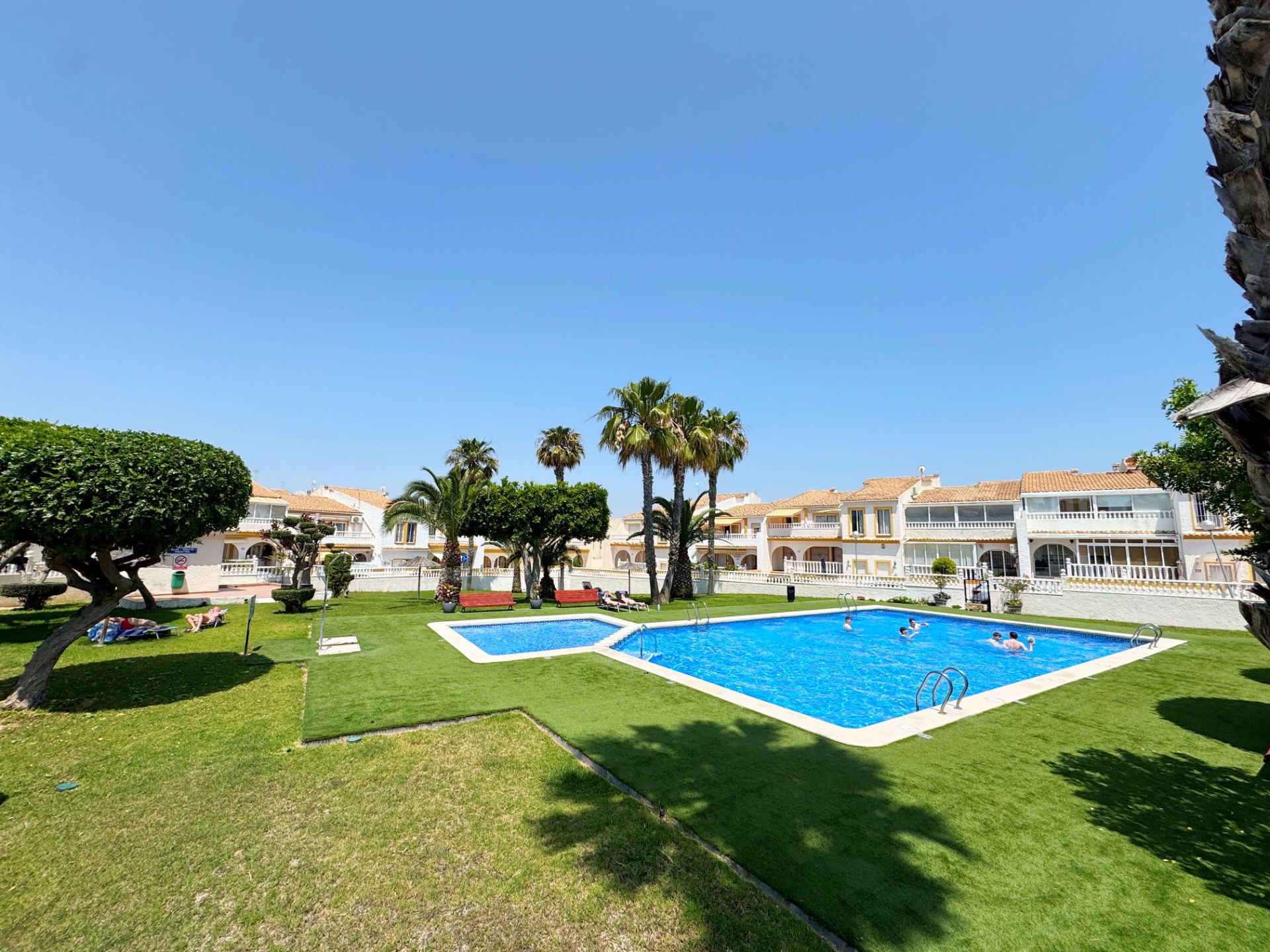 Garden of Flat for sale in Santa Pola  with Air Conditioner, Heating and Private garden