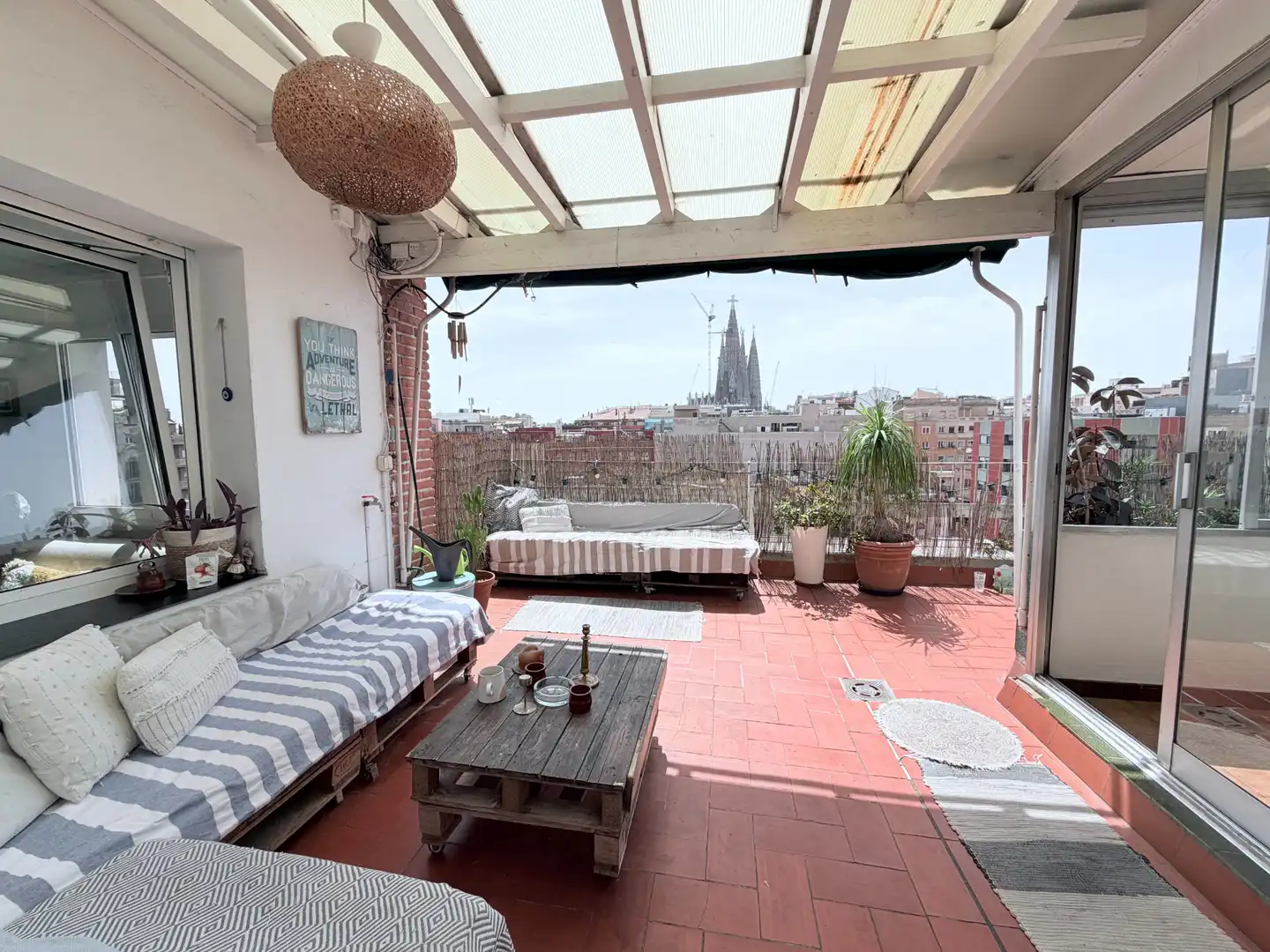 Terrace of Attic for sale in Barcelona  with Air Conditioner, Heating and Parquet flooring
