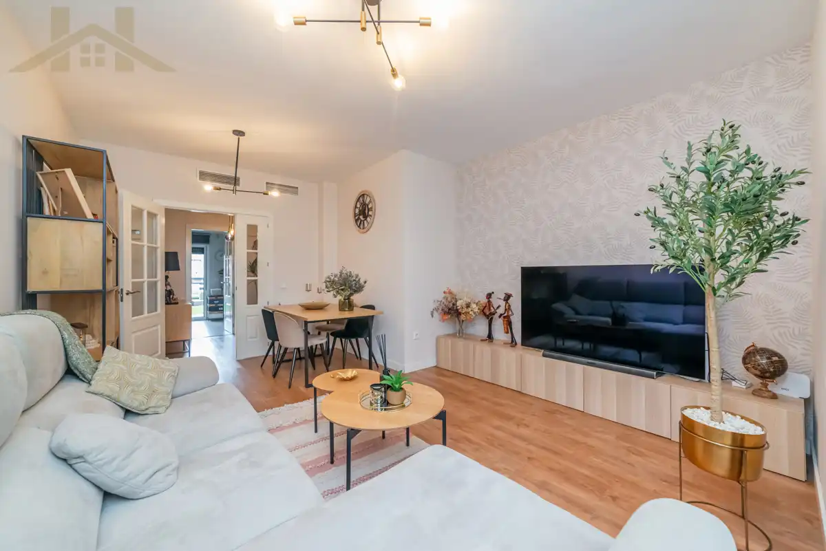 Sala de estar de Piso en venta en Móstoles con Aire acondicionado, Calefacción y Terraza