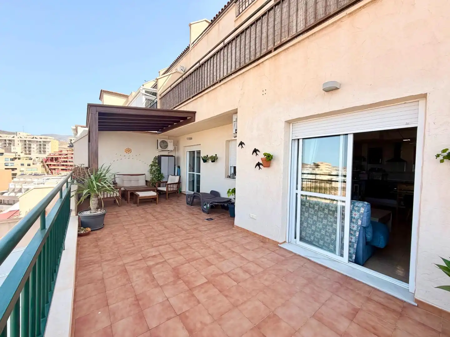 Terrassa de Pis en venda en Roquetas de Mar amb Aire condicionat, Terrassa i Piscina comunitària