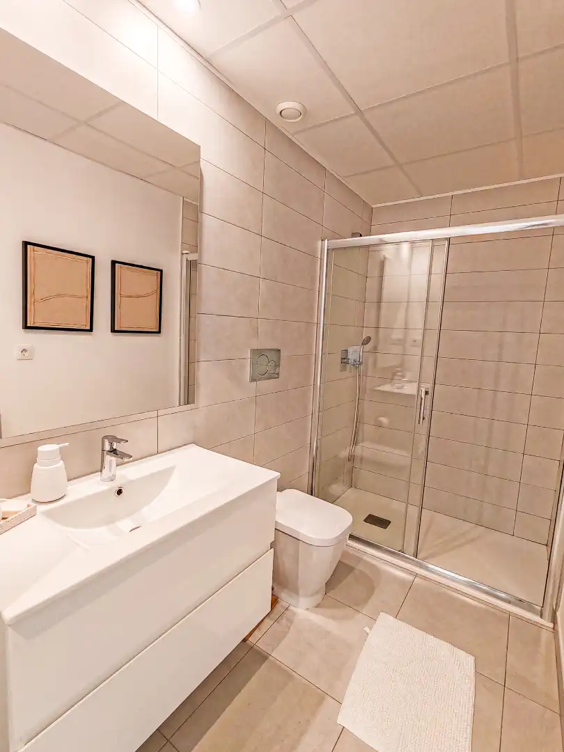 Badezimmer von Wohnung zum Verkauf in Pulpí mit Klimaanlage, Heizung und Terrasse