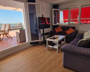 Living room of Attic to rent in El Rompido  with Air Conditioner, Terrace and Balcony