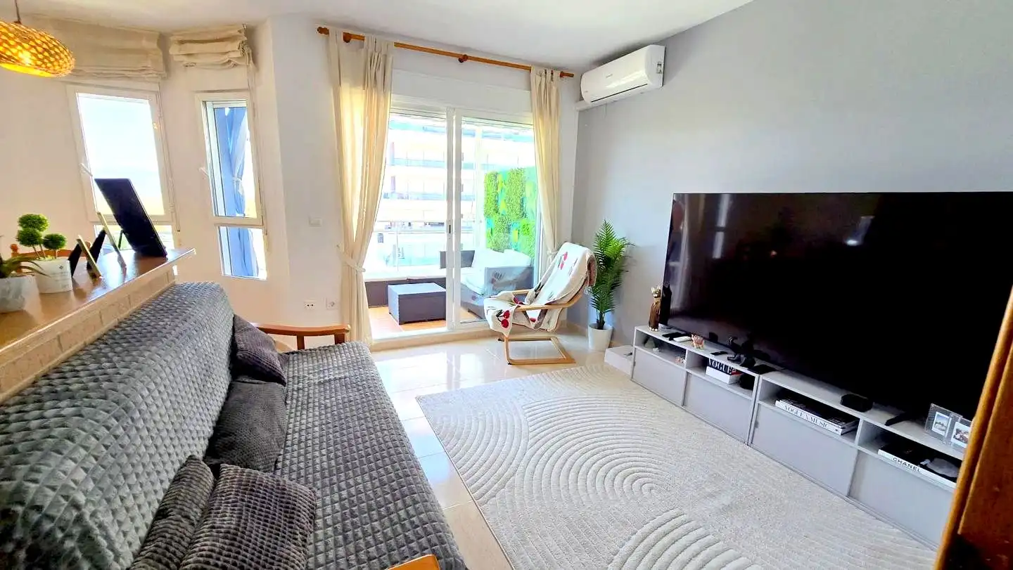 Wohnzimmer von Maisonette zum Verkauf in Gandia mit Klimaanlage, Terrasse und Abstellraum