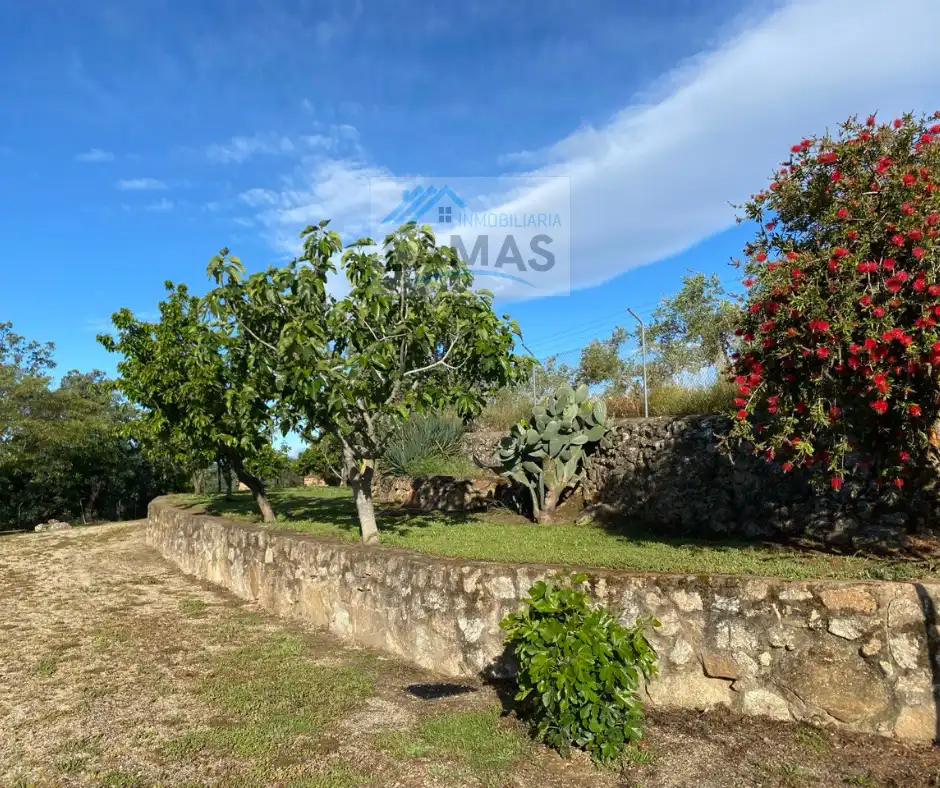 Vista exterior de Finca rústica en venta en Valverde de la Vera con Jardín privado, Terraza y Piscina