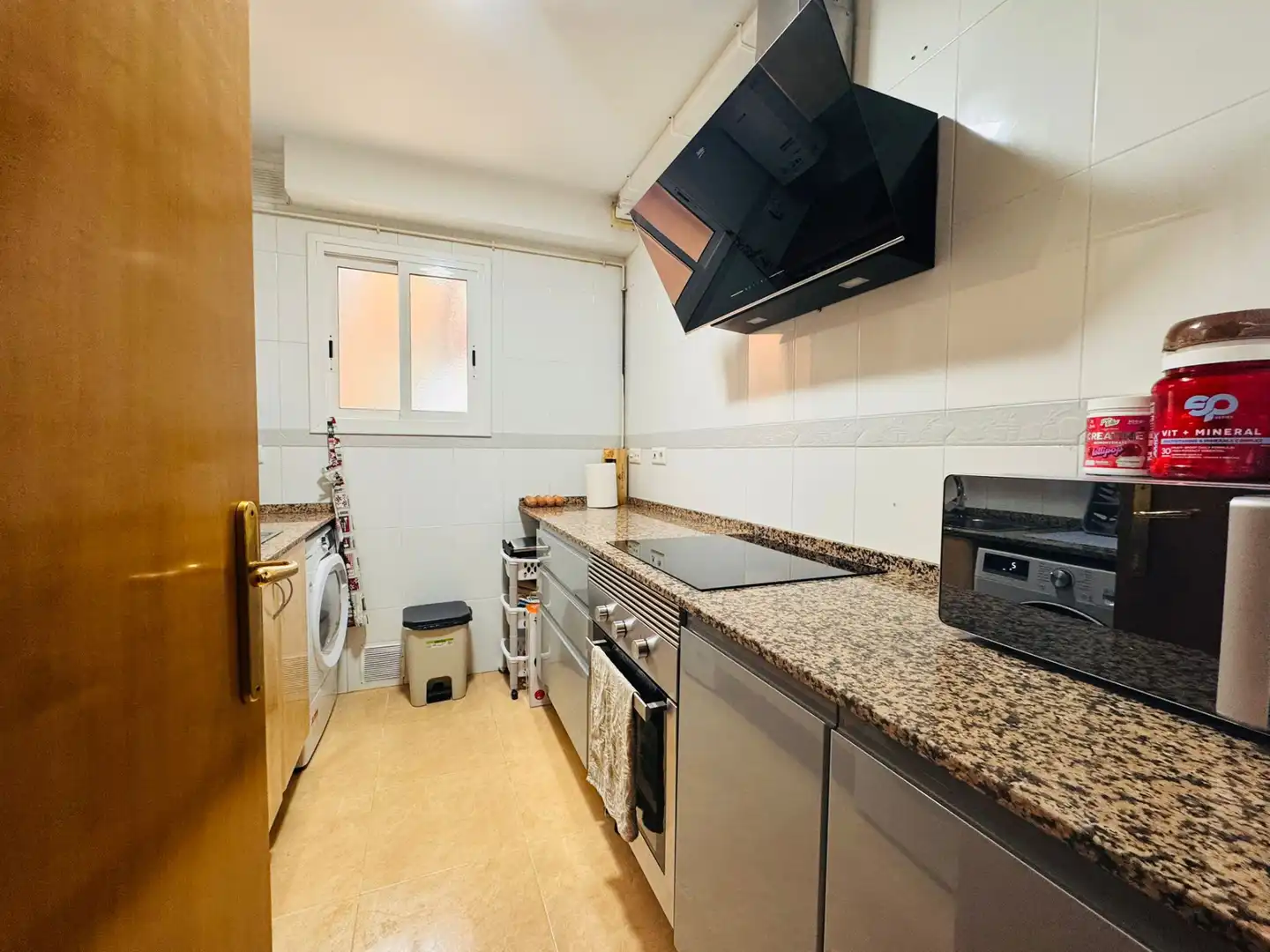 Kitchen of Flat for sale in La Canonja  with Air Conditioner, Terrace and Furnished