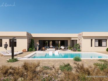 Chalet con piscina en venta en Yecla