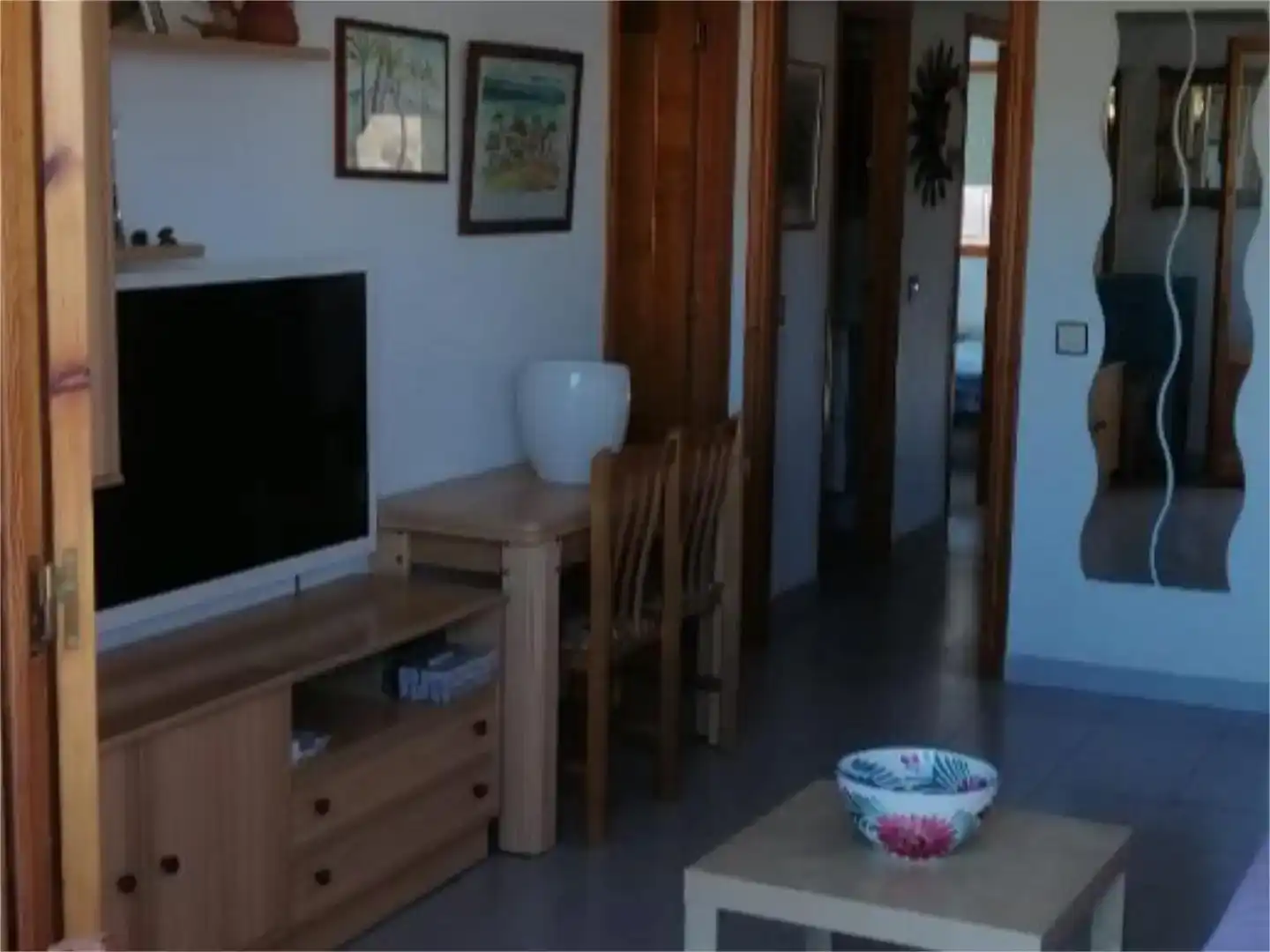 Living room of Flat for rent in Mazarrón  with Air Conditioner, Storage room and Furnished