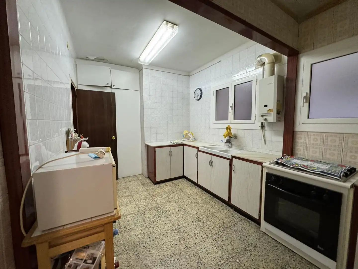 Cocina de Piso en venta en Barcelona con Aire acondicionado, Terraza y Horno