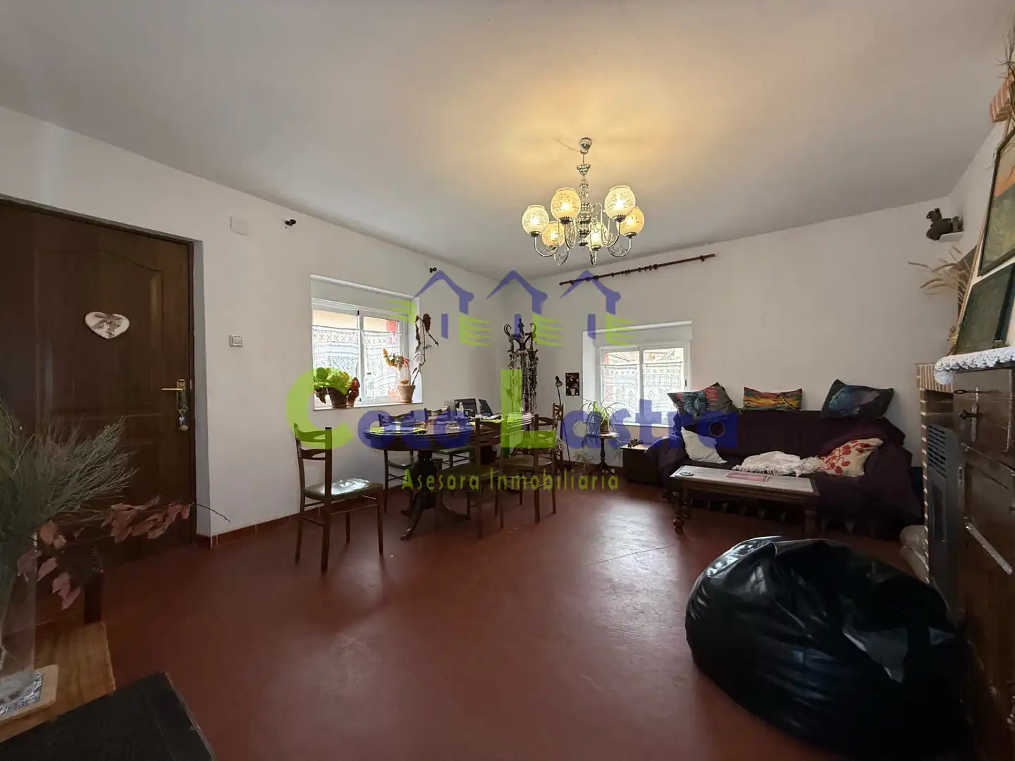 Sala de estar de Finca rústica en venta en Peñarandilla con Parquet, Terraza y Horno