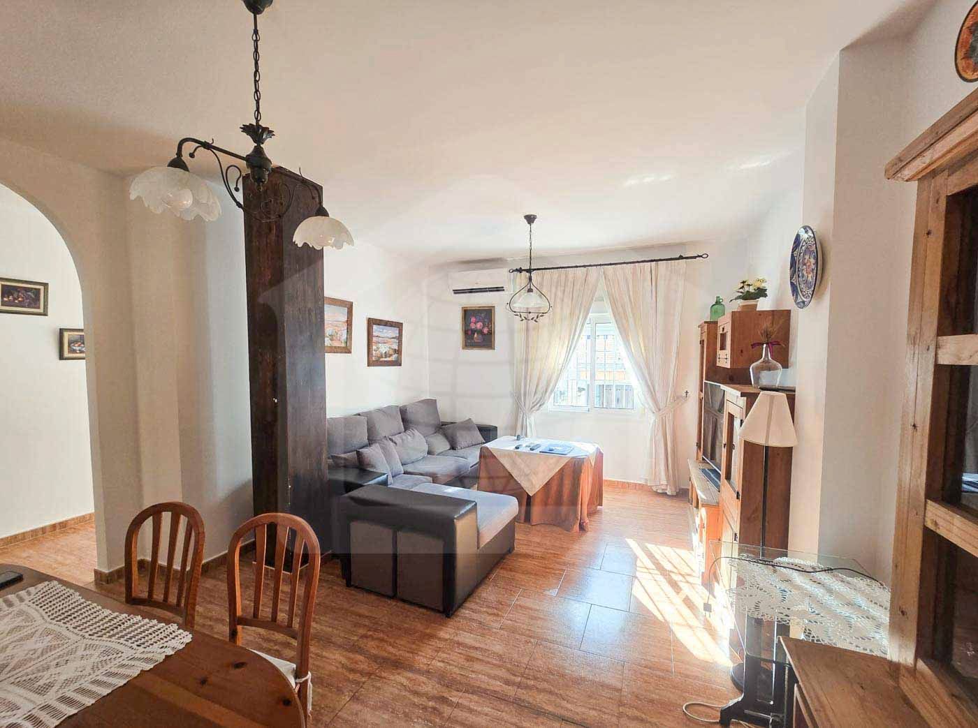 Sala d'estar de Casa o xalet de lloguer en Málaga Capital amb Aire condicionat, Terrassa i Moblat