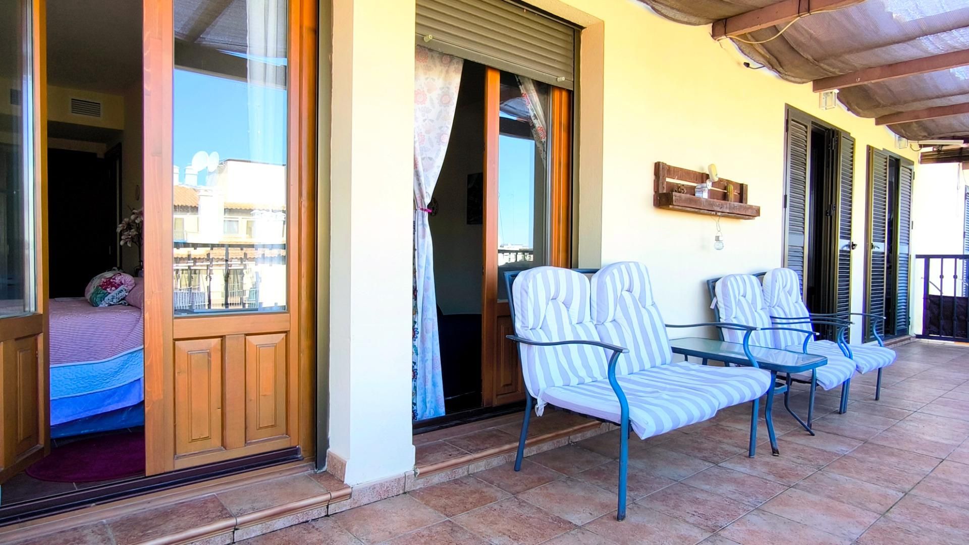 Terraza de Apartamento en venta en Ayamonte con Terraza, Amueblado y Piscina comunitaria