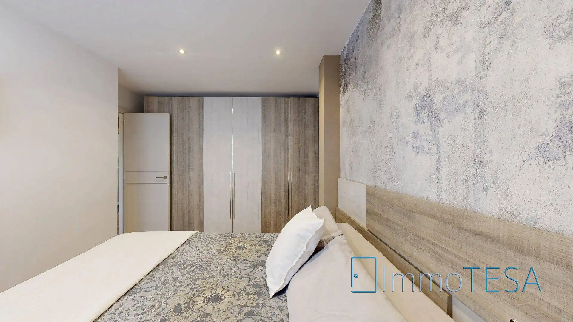 Bedroom of Flat for sale in Sabadell  with Air Conditioner, Heating and Parquet flooring