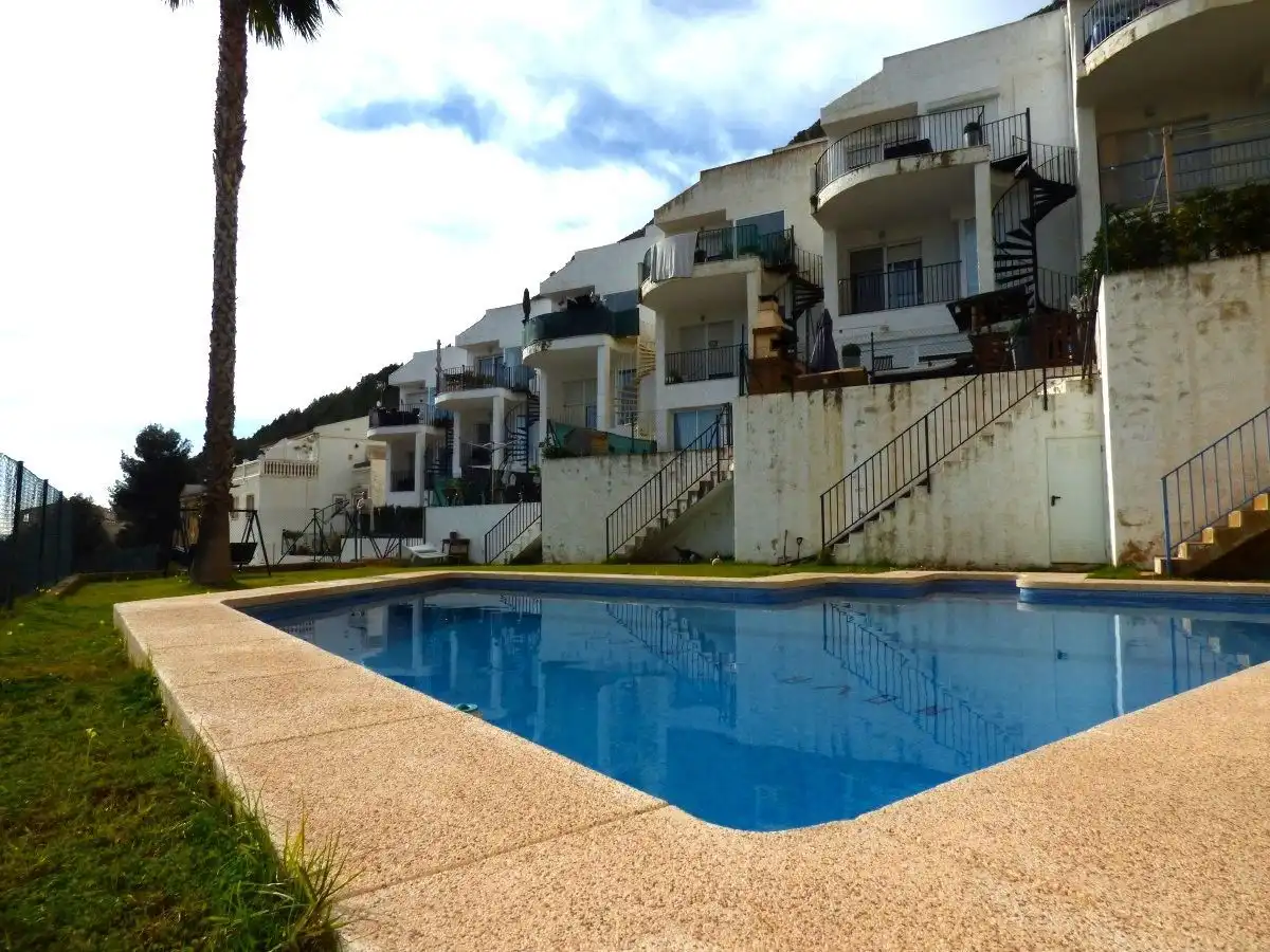Swimming pool of Detached homes for sale in Callosa d'en Sarrià  with Air Conditioner, Heating and Private garden