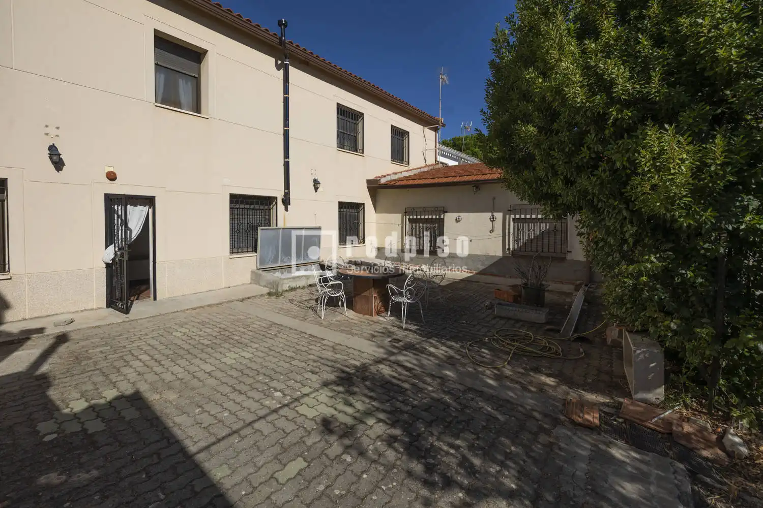 Vista exterior de Casa o chalet en venta en Noblejas con Calefacción, Jardín privado y Trastero