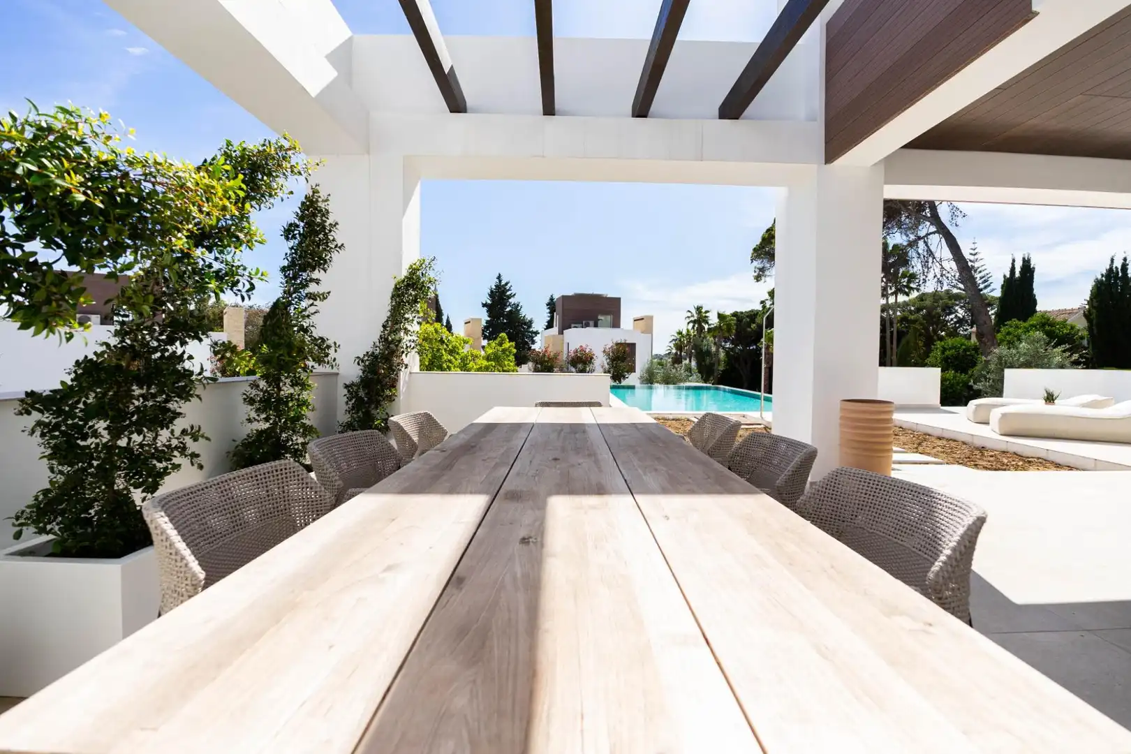 Terraza de Casa o chalet en venta en Marbella con Aire acondicionado, Jardín privado y Terraza