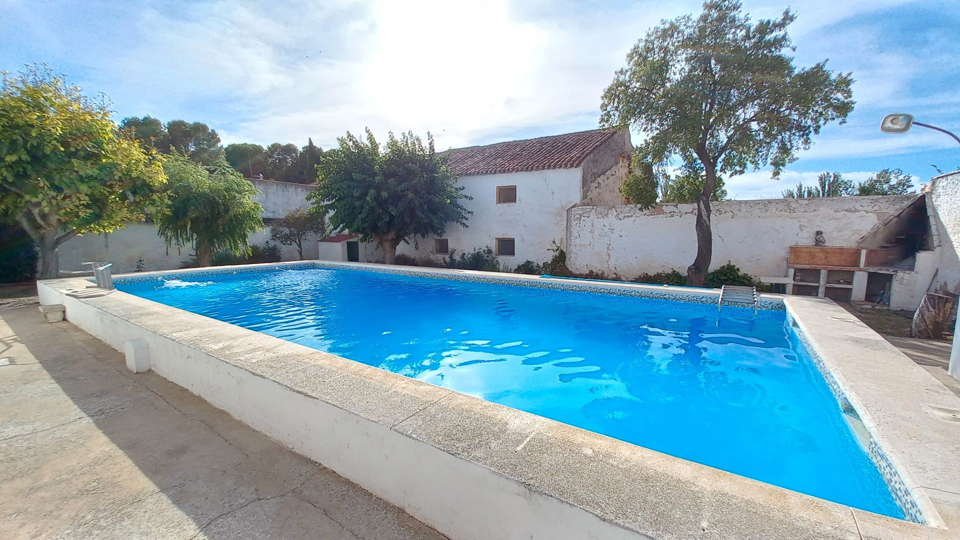 Swimming pool of Country house for sale in  Albacete Capital  with Private garden, Storage room and Swimming Pool