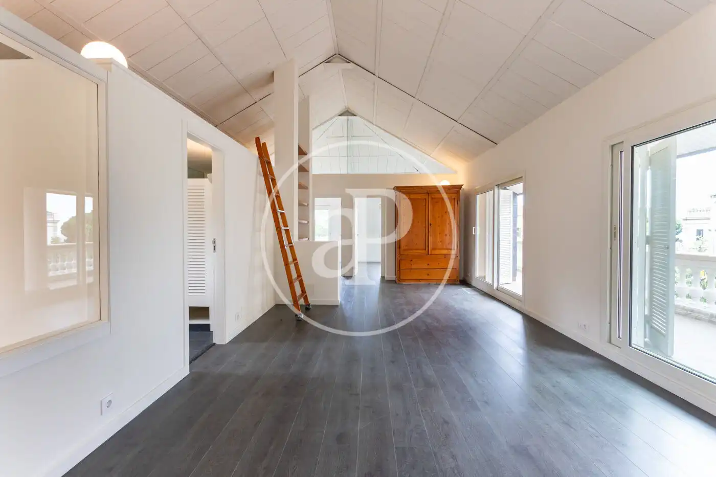 Sala de estar de Casa o chalet de alquiler en Barcelona con Aire acondicionado, Calefacción y Terraza