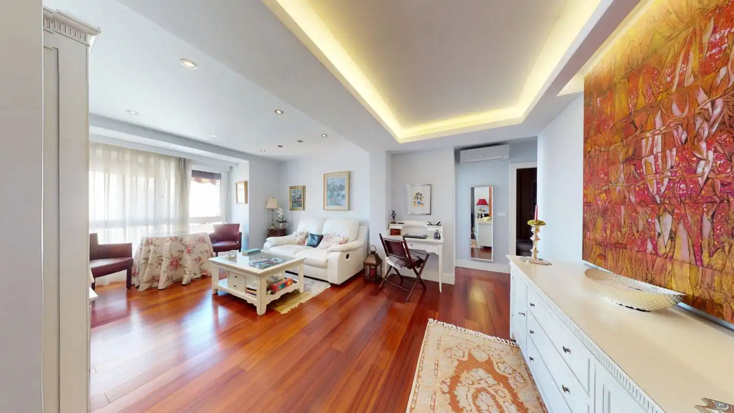 Wohnzimmer von Wohnung zum Verkauf in Alicante / Alacant mit Klimaanlage, Heizung und Balkon
