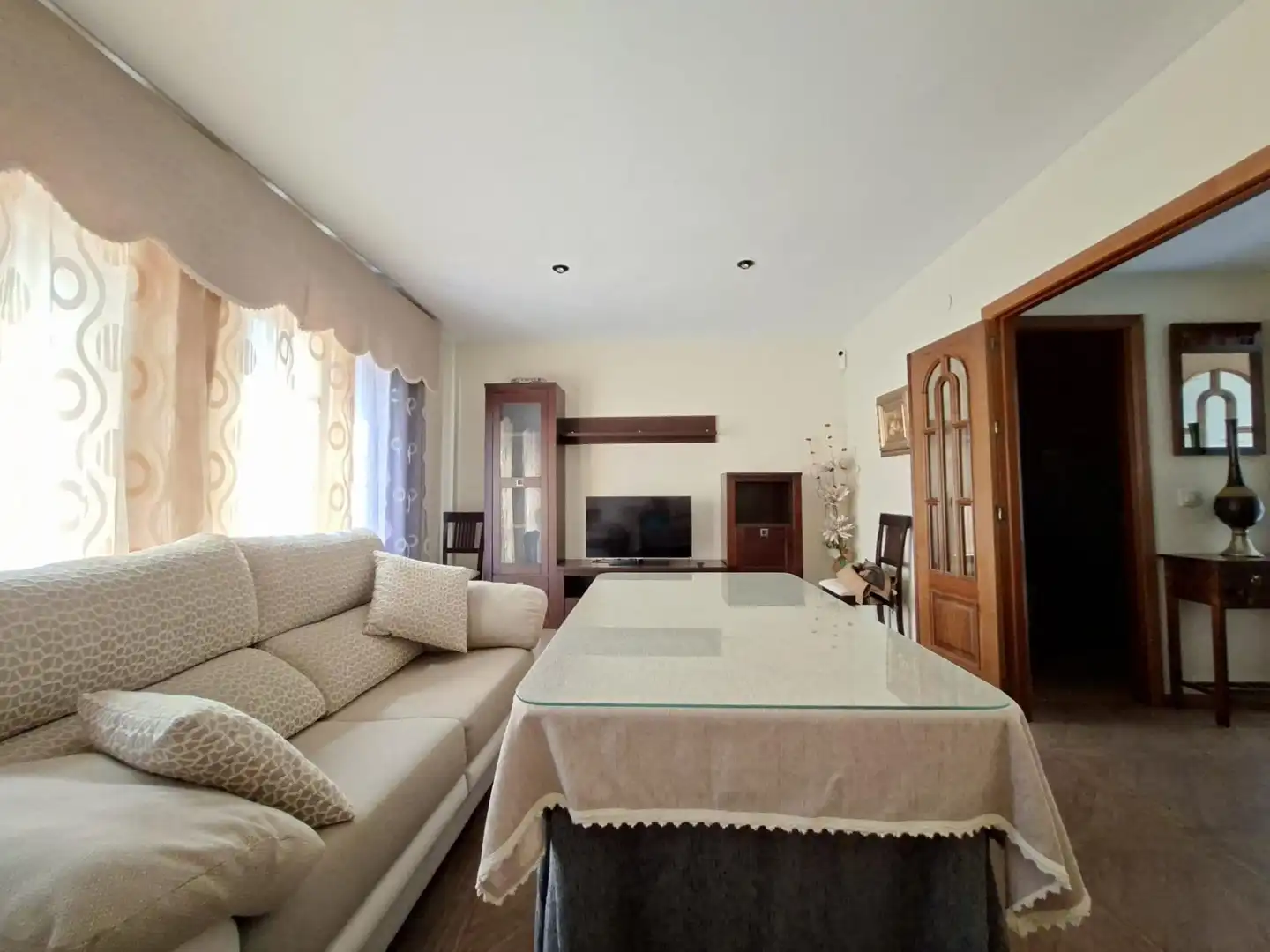 Sala de estar de Dúplex en venta en Badajoz con Aire acondicionado, Calefacción y Trastero