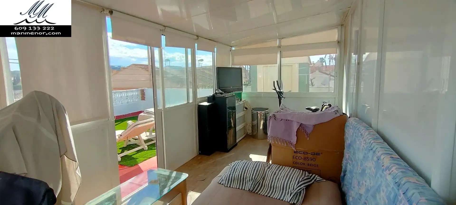 Terraza de Casa adosada en venta en Cartagena con Aire acondicionado, Jardín privado y Trastero