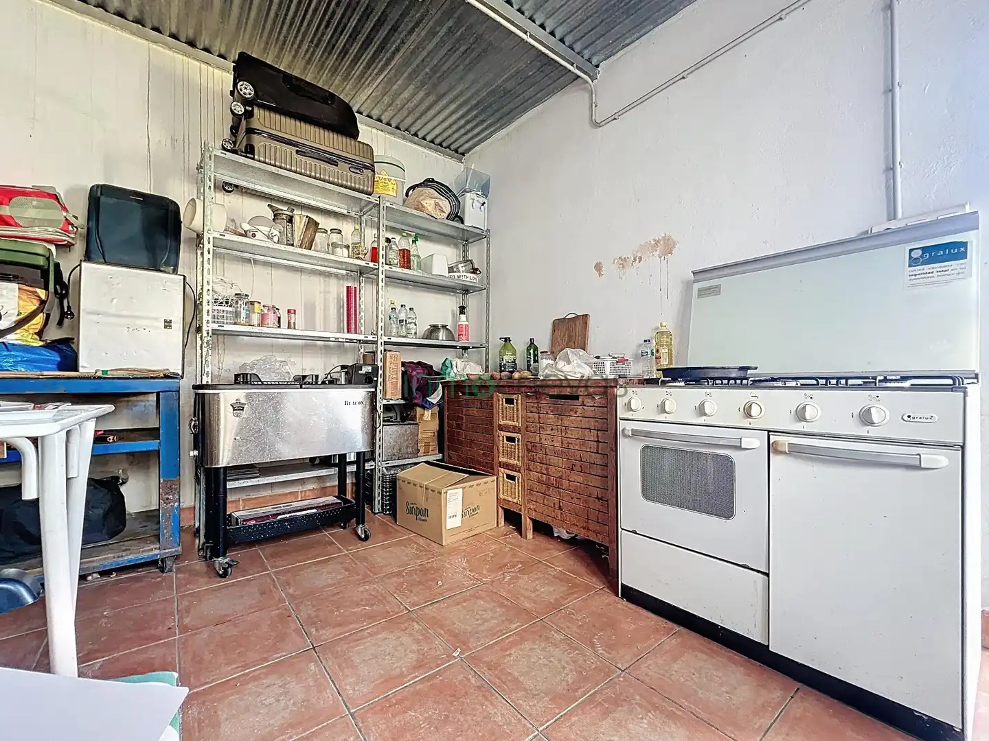 Cuina de Finca rústica en venda en Cuevas del Almanzora amb Aire condicionat, Jardí privat i Terrassa