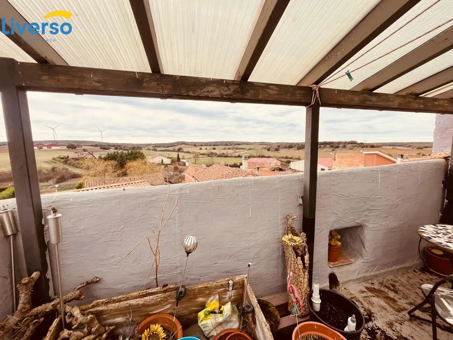 Terrace of Houses for sale in Revillarruz  with Heating, Terrace and Furnished