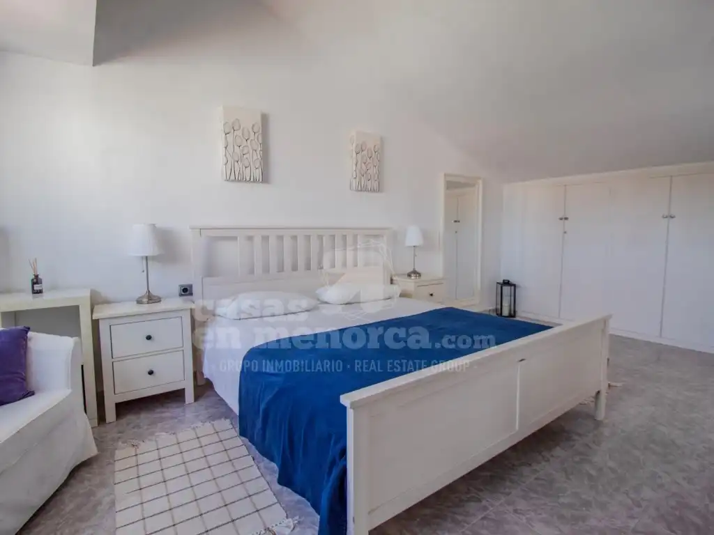 Bedroom of Apartments for sale in Sant Lluís  with Air Conditioner, Private garden and Terrace