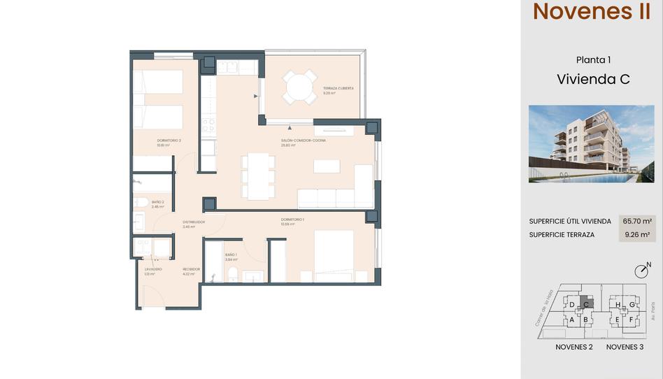 Photo 1 of Flat for sale in Avinguda París, 4, Piscinas, Castellón