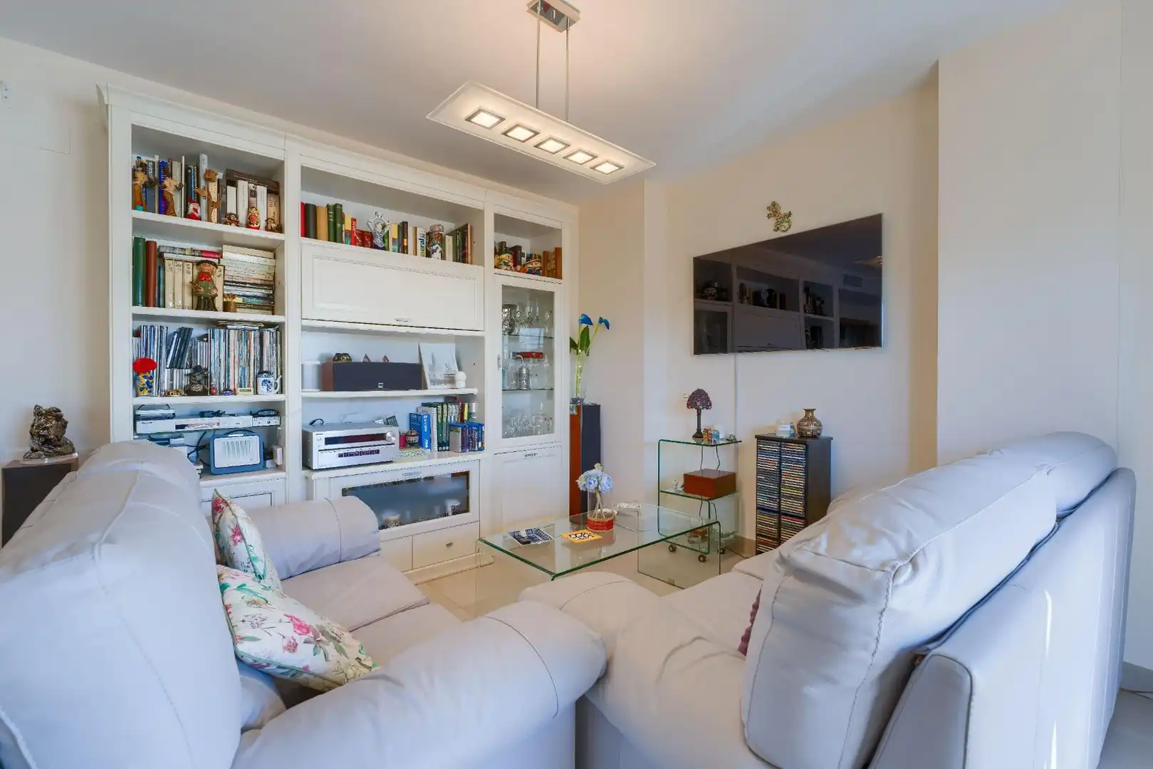Wohnzimmer von Dachboden zum Verkauf in Sevilla mit Klimaanlage, Heizung und Terrasse