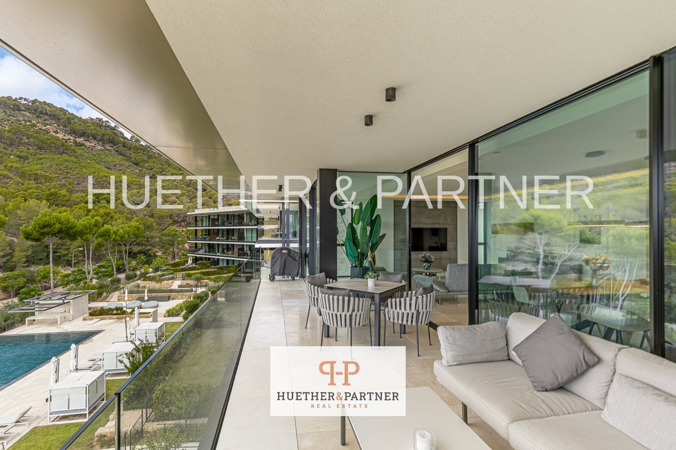 Terrace of Flat for sale in Calvià  with Air Conditioner, Heating and Jacuzzi