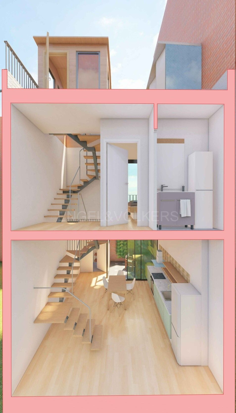 Bedroom of Single-family semi-detached for sale in  Barcelona Capital  with Air Conditioner, Heating and Terrace