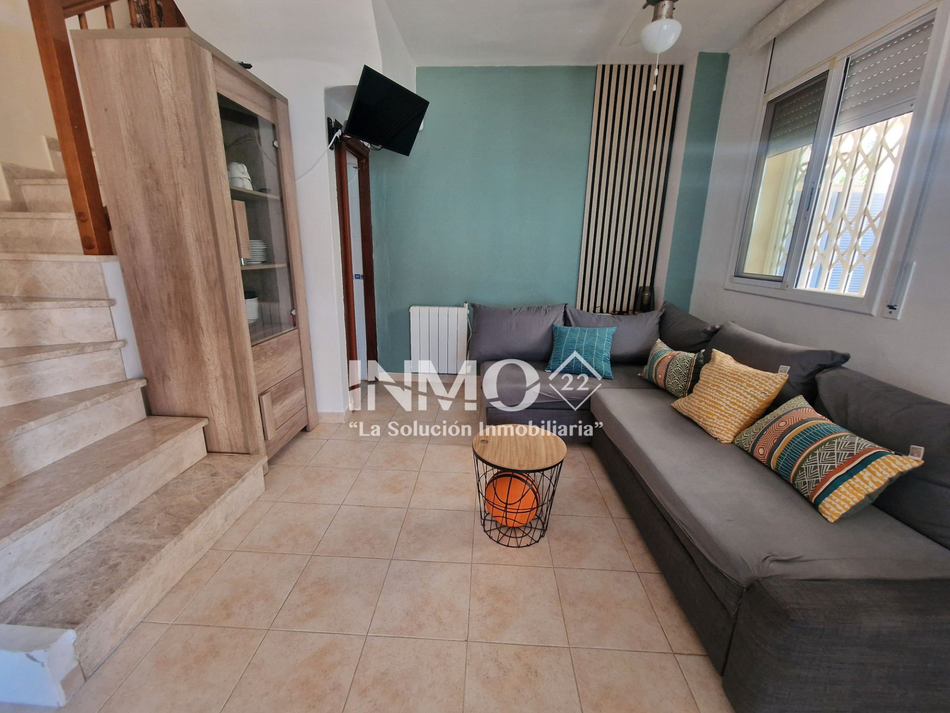 Living room of Single-family semi-detached for sale in Cambrils  with Terrace, Furnished and Oven