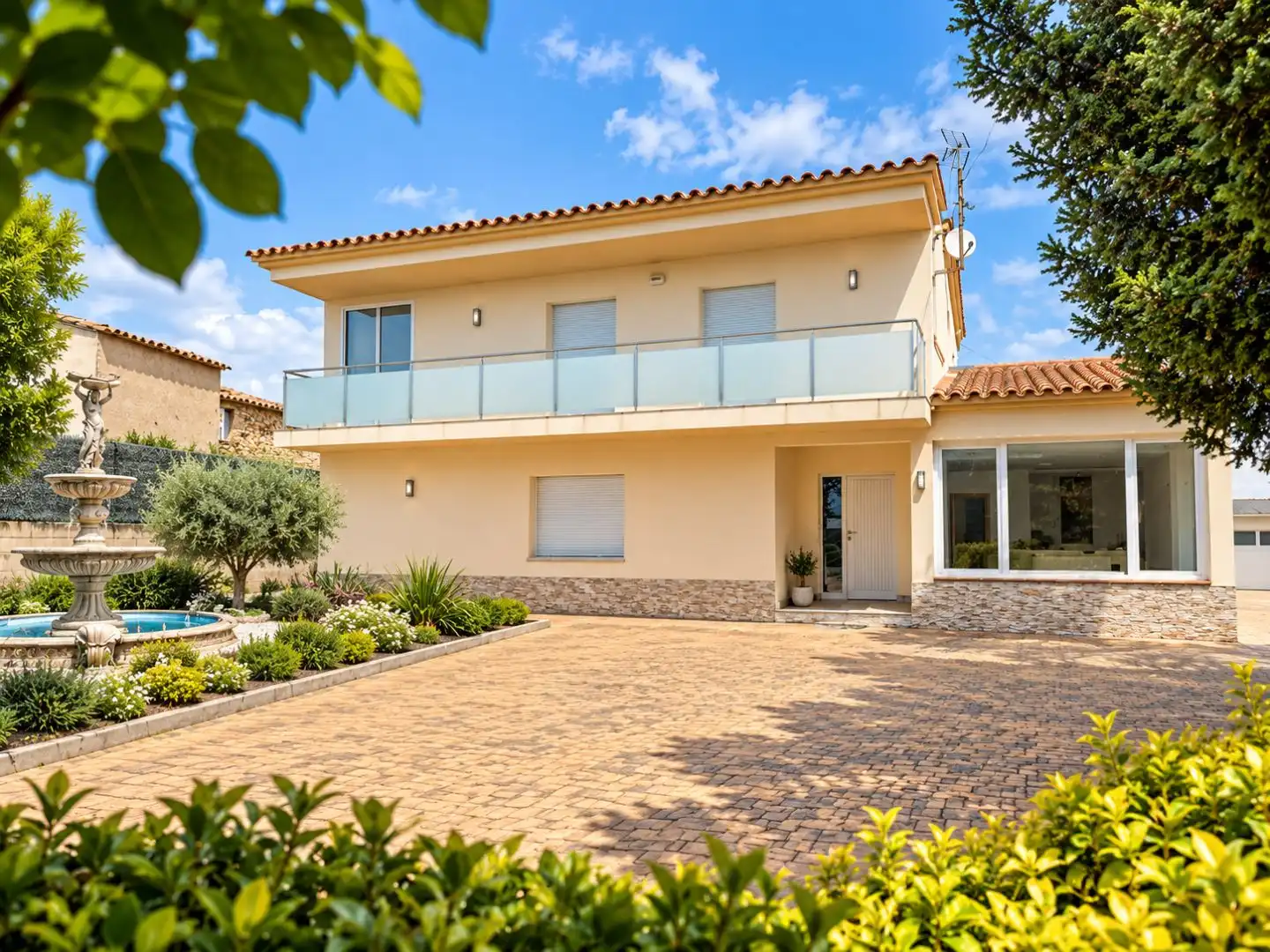 Vista exterior de Casa o xalet en venda en Fornells de la Selva amb Aire condicionat, Terrassa i Balcó
