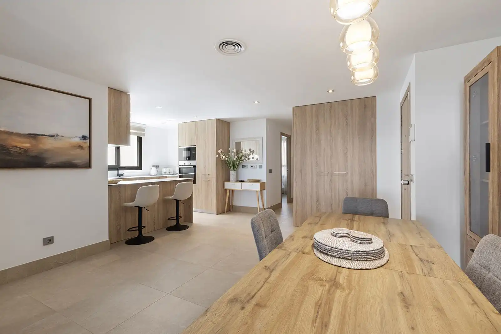 Cuina de Apartament en venda en Casares amb Aire condicionat, Terrassa i Moblat
