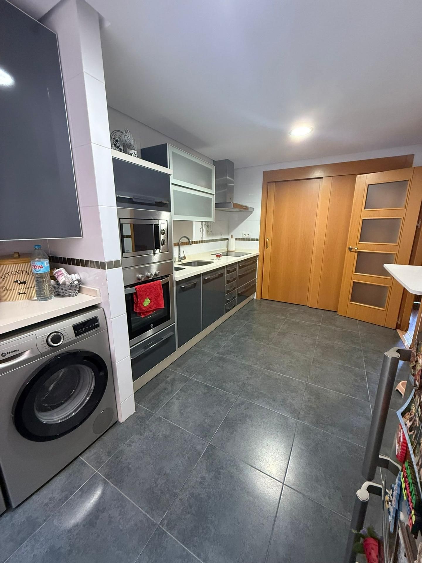 Kitchen of Single-family semi-detached for rent in Málaga Capital  with Air Conditioner, Terrace and Furnished