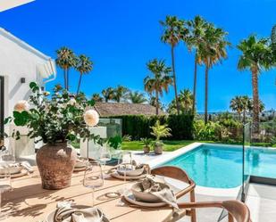 Terrace of House or chalet for sale in Marbella  with Air Conditioner, Private garden and Terrace