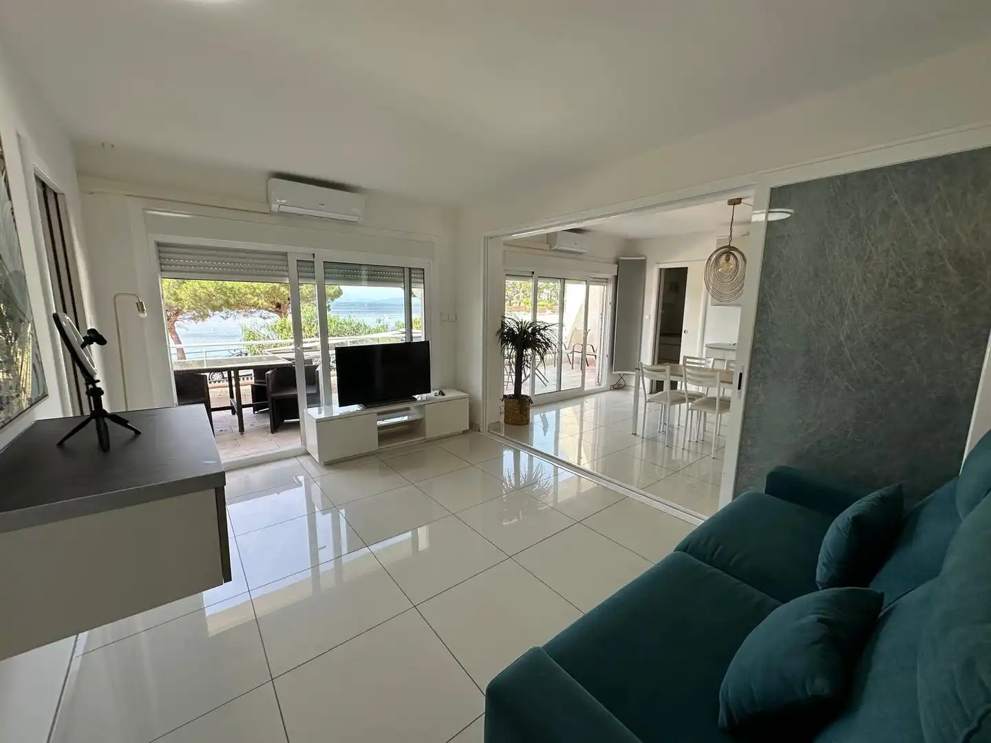 Sala d'estar de Pis en venda en Roses amb Aire condicionat, Calefacció i Terrassa